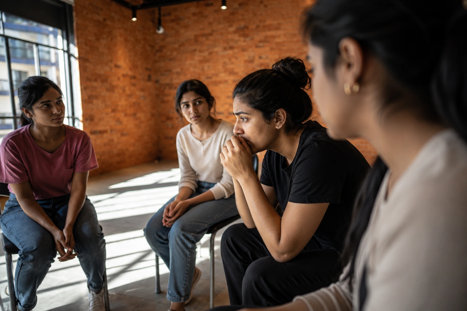 Counselling session marking the transition from detox into ongoing treatment