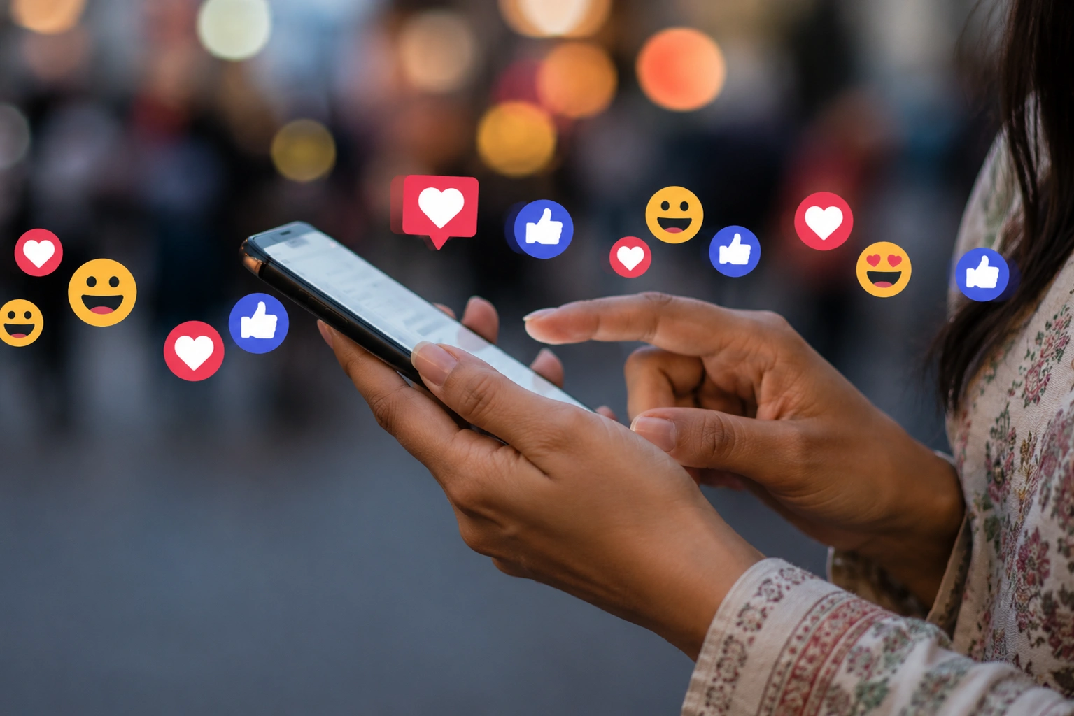 Woman speaking to a counsellor about problematic social media use