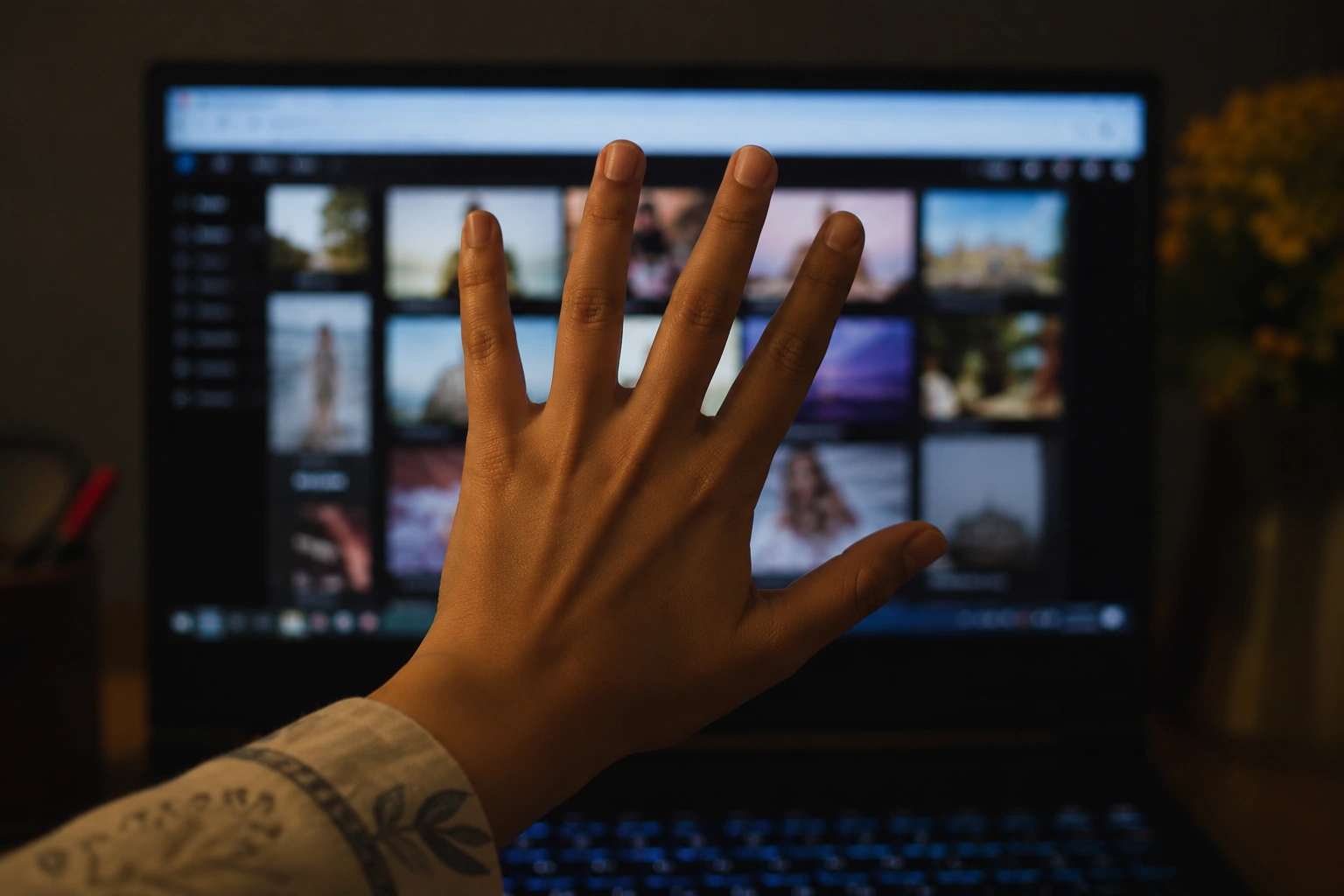 Woman beginning confidential treatment for compulsive sexual behaviour