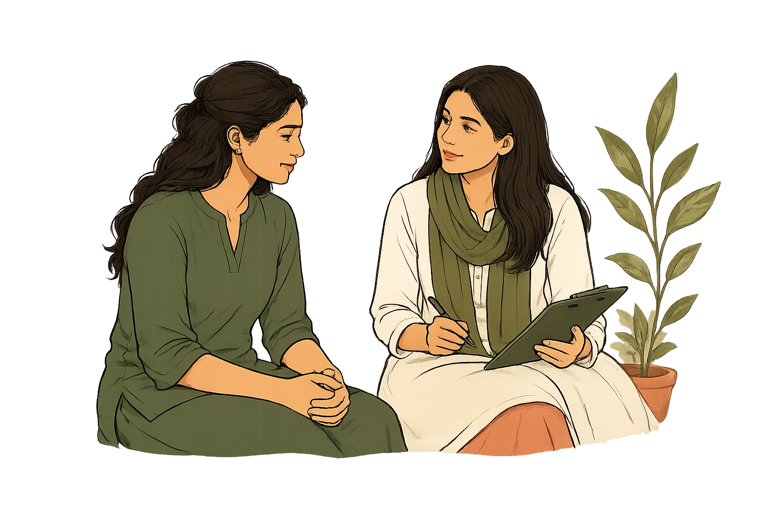 Intake evaluation with a doctor at Vaishalya Wellness