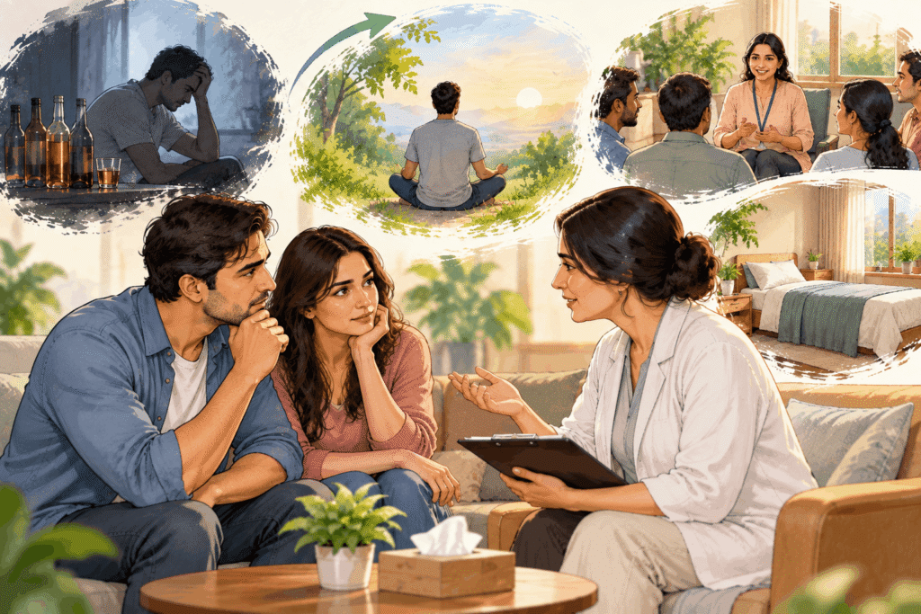 how do you choose a safe alcohol de addiction centre in india
