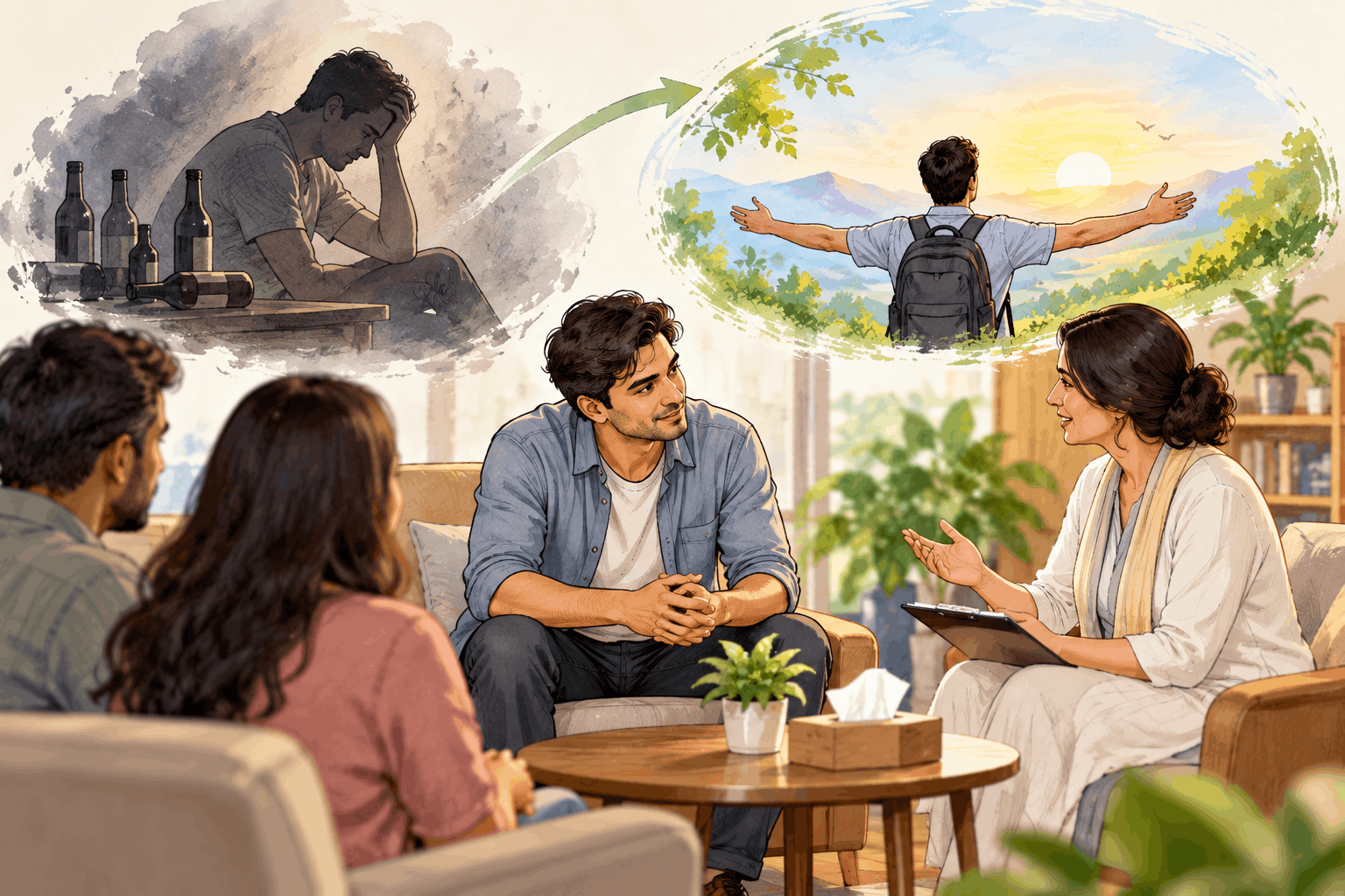 what the best alcohol addiction treatment in india actually looks like