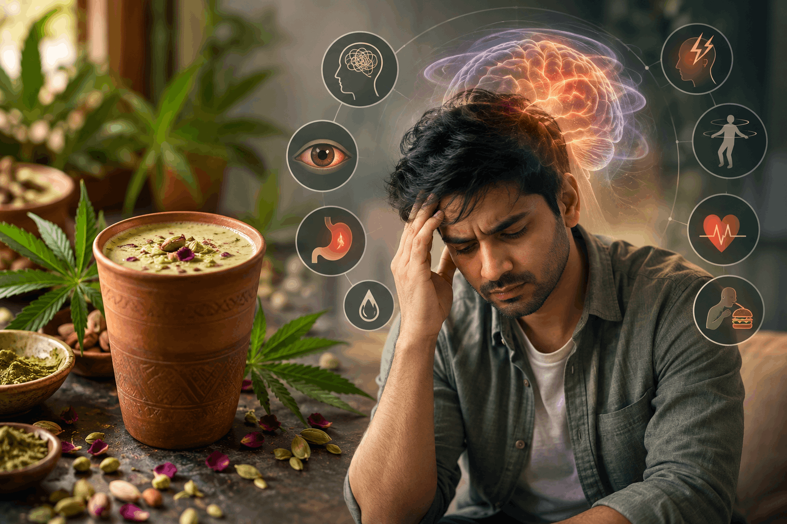 Side Effects of Bhang on the Body and Brain